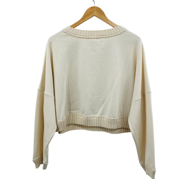Free People Sweetness Sweatshirt - Oatmeal - Picture 5 of 8